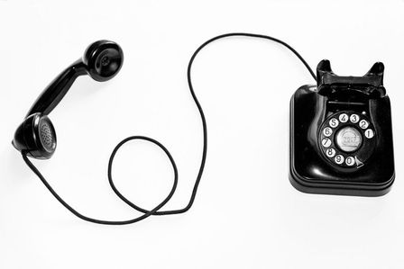 Gammeldags telefon